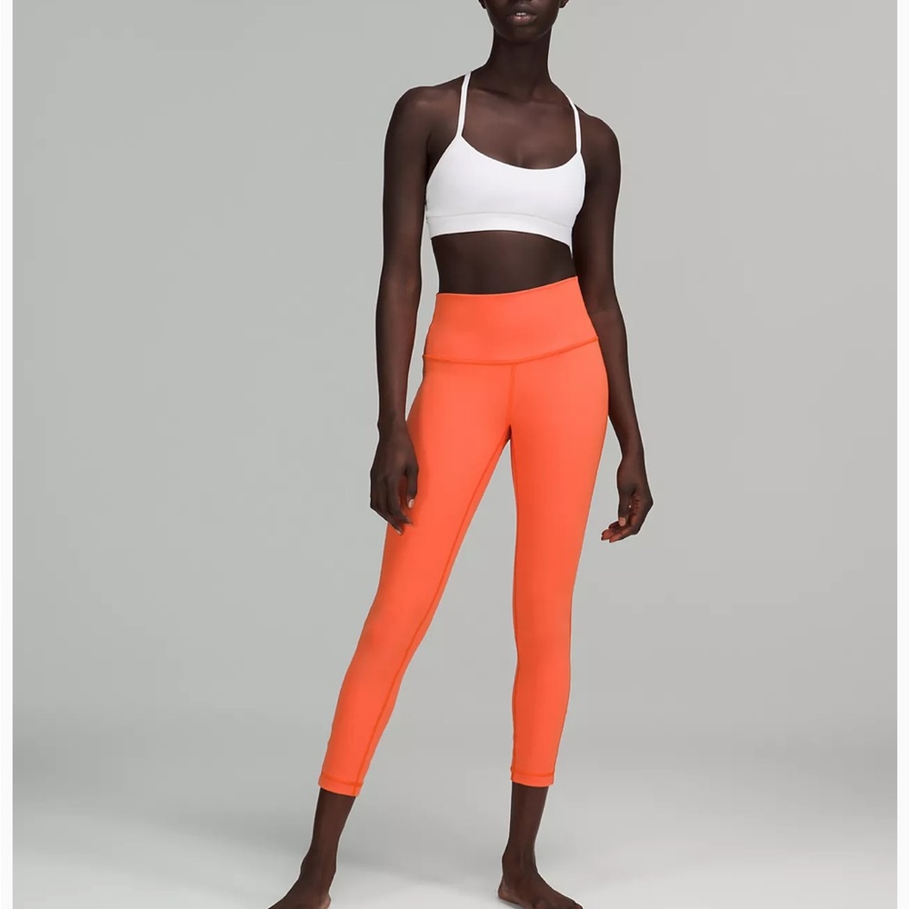 Never worn lulu lemon wunder train high rise 25”